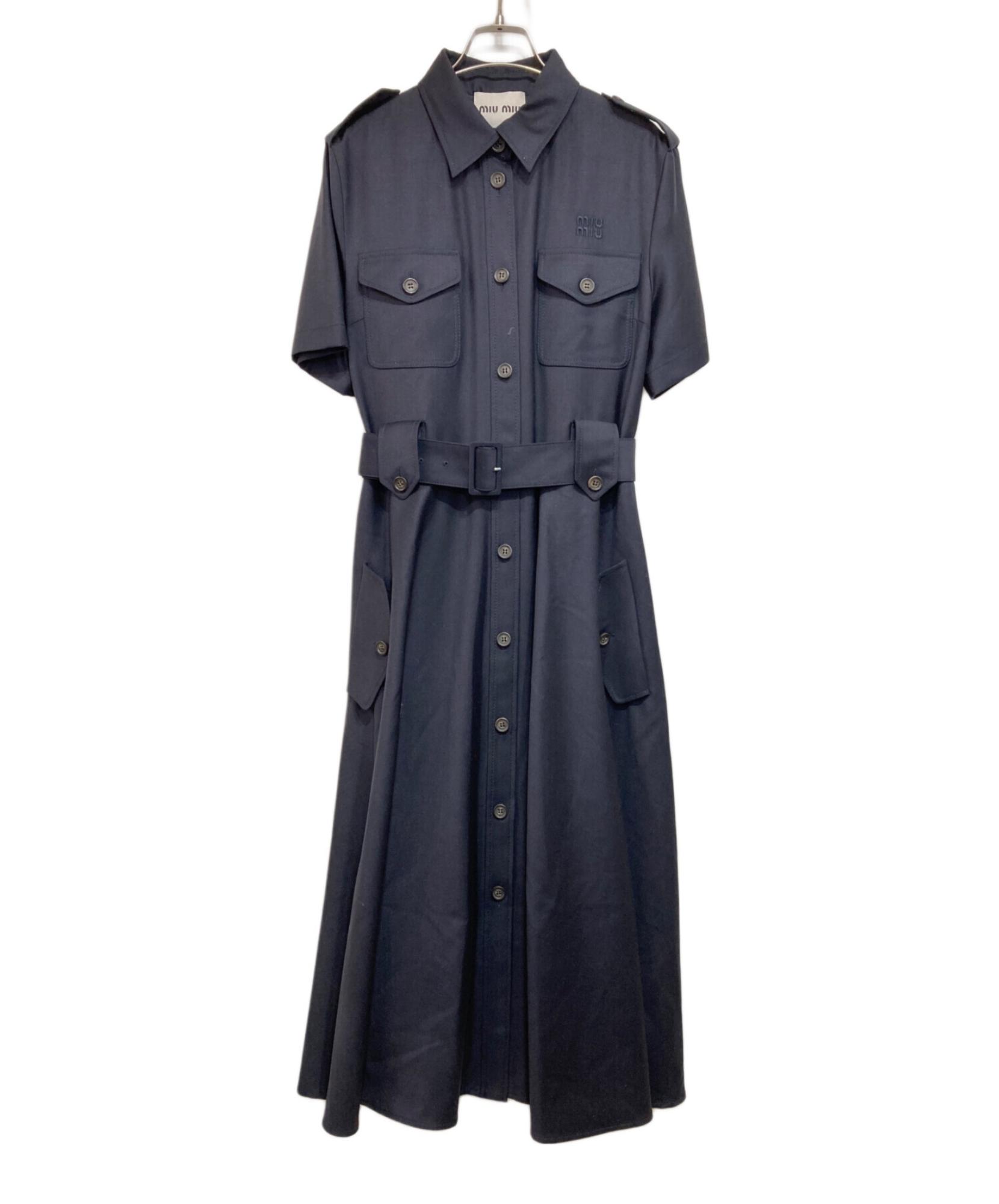 MIU MIU / ミュウミュウ】MILITARY DRESS | 洗練されたネイビーが日常