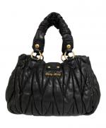 MIU MIU / ミュウミュウ】2WAYサイドリボンレザーショルダーバッグ MIU MIU / ミュウミュウ】2WAYサイドリボンレザーショルダーバッグ