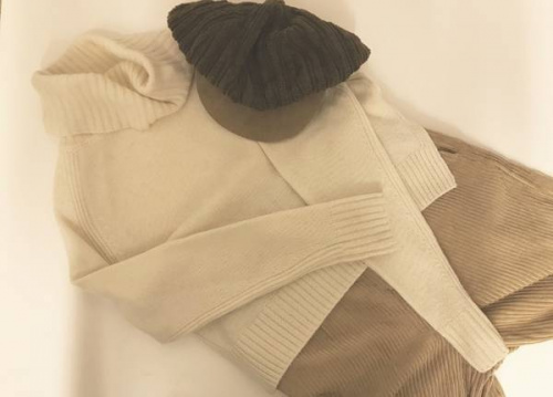 トップスのニット