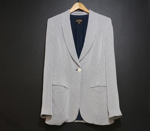 ジャンポールゴルチェ フェムのストライプテーラードジャケット×ダブルジャケット