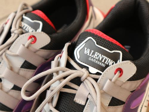 ヴァレンティノガラヴァーニのクライマーズ ファブリック X レザー スニーカー