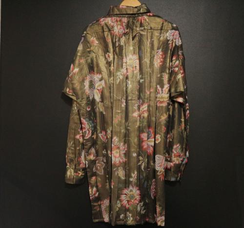 イッセイミヤケのオリエンタルフラワープリーツワンピース