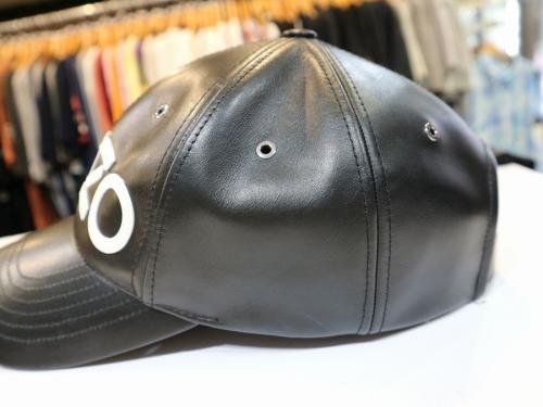 ケンゾーのロゴレザーベースボールキャップ