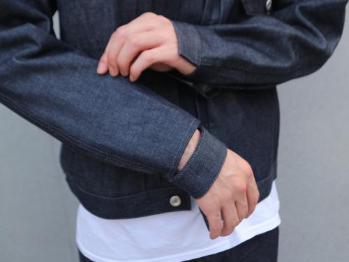 アシンメトリーデニムジャケットのトレファクスタイル江古田店