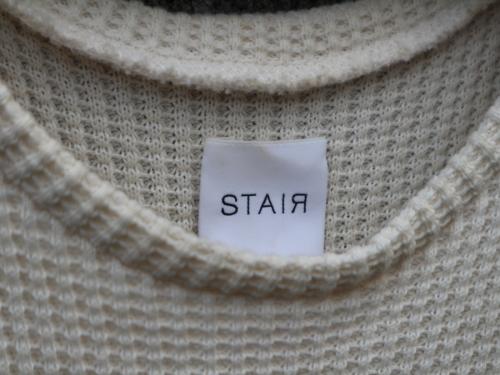 ステアのWaffle combination dress