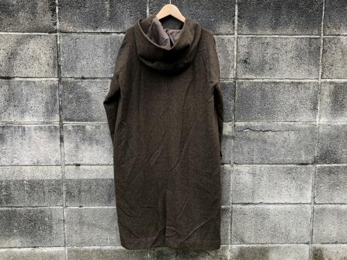 ジャンニ ロ ジュディチェのウール混フーディーコート