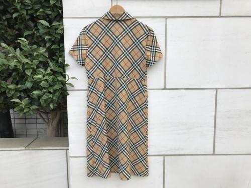 バーバリーブルーレーベルのノバチェックシャツワンピース