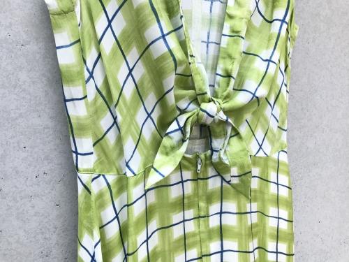 フロント結びチェックワンピースのトレファクスタイル江古田店