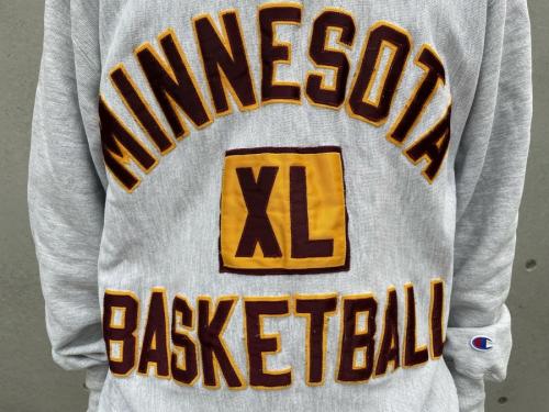 REVERSE WEAVE SWEATの90`s ミネソタ大学 made in USA