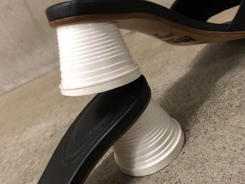 スクエアトゥレザーサンダルのブランド買取　アーカイブ　デザイナーズ