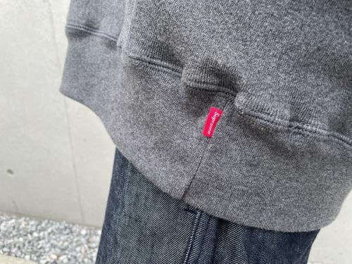 Box Logo Hooded Sweatshirtの21AW CHACOAL GREY SIZE:L