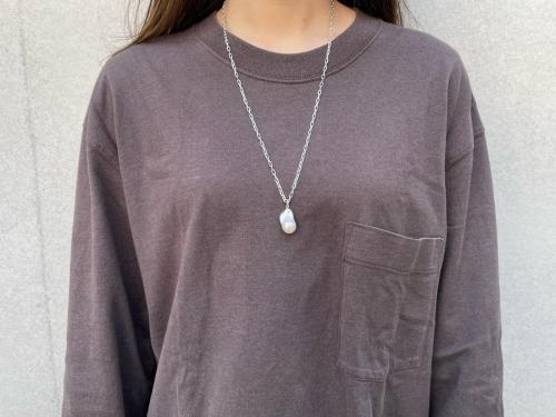 ジジパワーイエナのIENA別注 パールロングネックレス