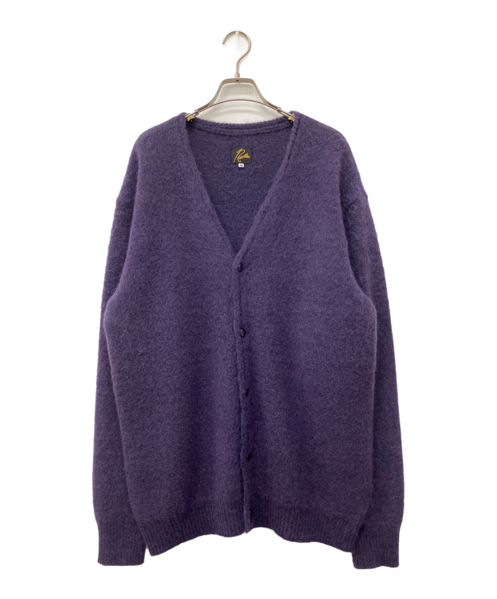 Needles ニットカーディガン パープル M Needles / ニードルズ】MOHAIR CARDIGAN *SOLID | 唯一無二のパープル