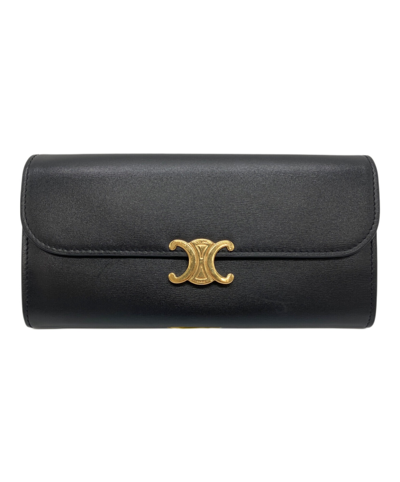 CELINE　セリーヌ 　ブラック　長財布 CELINE / セリーヌ】長財布 | 洗練された大人の必需品、手元を彩る上質