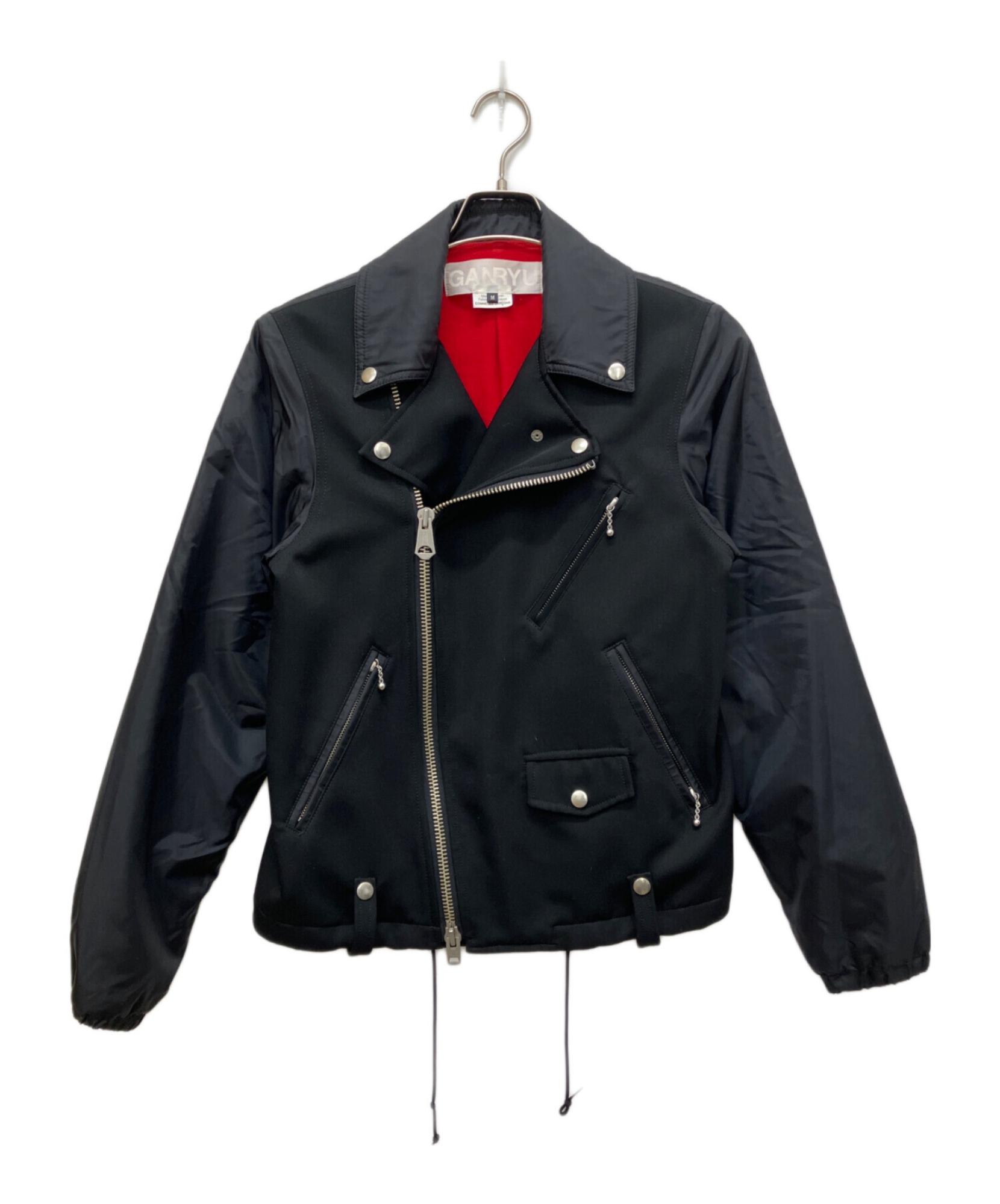 GANRYU ブラック M ダウンジャケット　ガンリュウ　コムデギャルソン GANRYU COMME des GARCONS / ガンリュウ コム デ ギャルソン】 ダブル