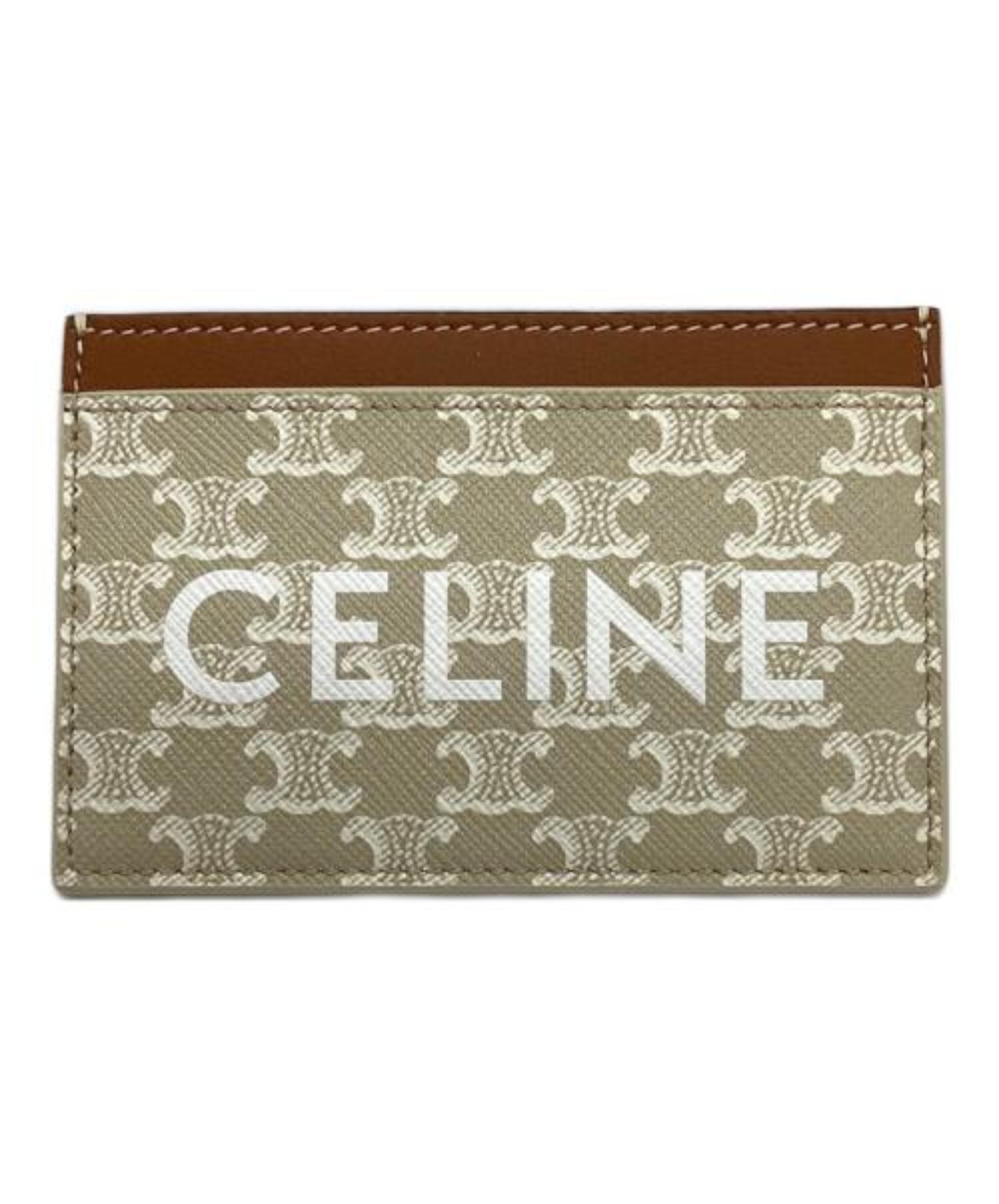 CELINE / セリーヌ】トリオンフキャンバスロゴカードホルダー | 大人の 