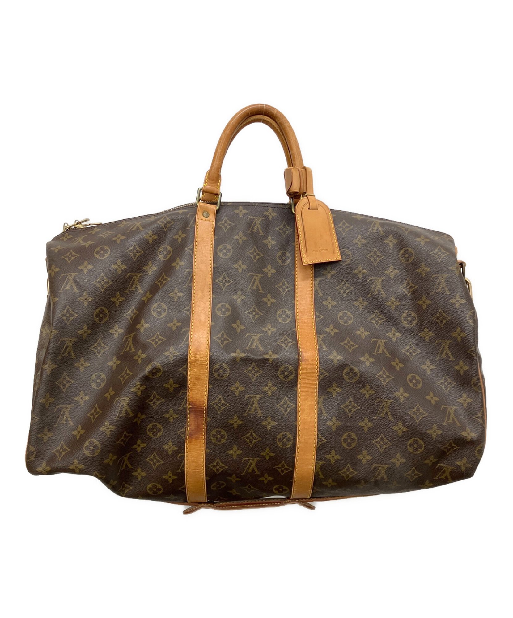 美品！ルイヴィトン モノグラム キーポルバンドリエール55 ボストンバッグ♪ LOUIS VUITTON / ルイ ヴィトン】キーポル・バンドリエール55/ボストン