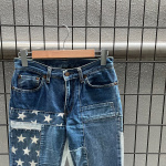 HYSTERIC GLAMOUR kinky 星柄パッチワーク デニム パンツ HYSTERIC GLAMOUR kinky 星柄パッチワーク デニム パンツ