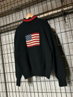 Polo Ralph Lauren 星条旗クッション 白 希少 Polo Ralph Lauren 星条旗クッション 白 希少