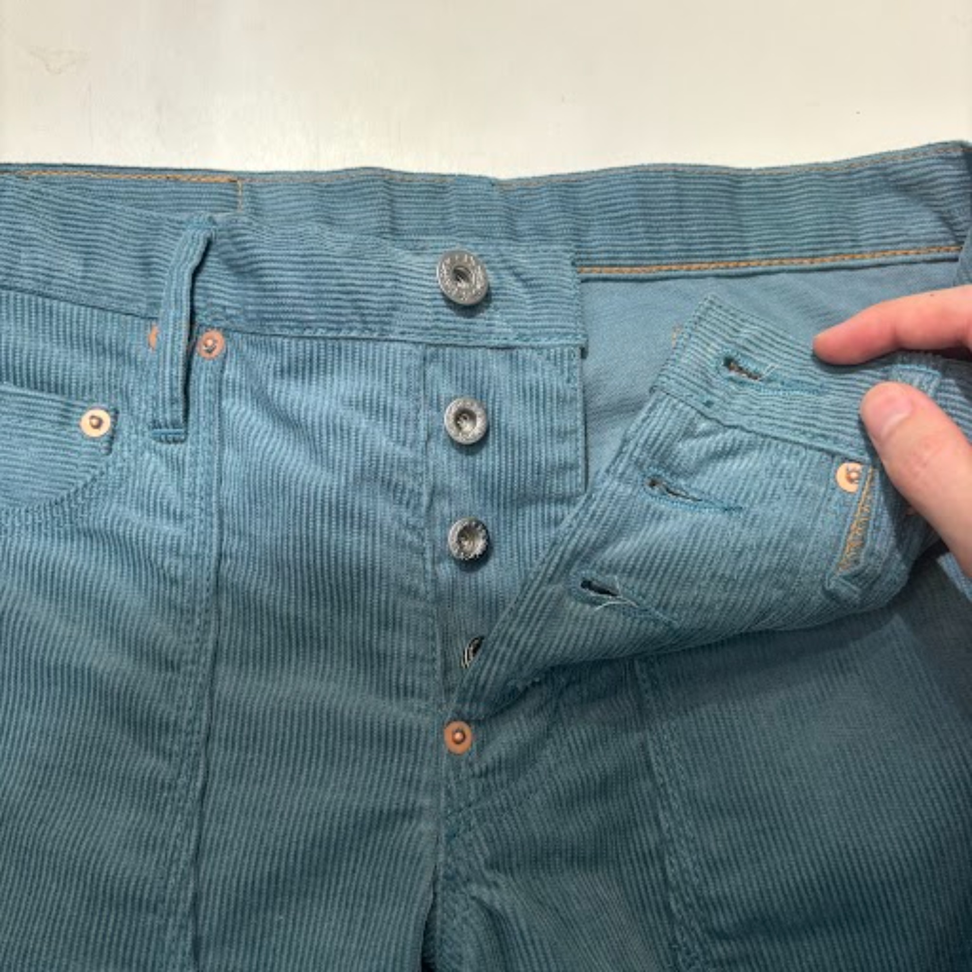 SUGARHILL /シュガーヒル】より【CORDUROY BELL BOTTOM DENIM PANTS 