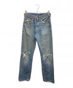 LEVI'S / リーバイス】70s 66前期 505耳付デニムパンツ|色落ちと