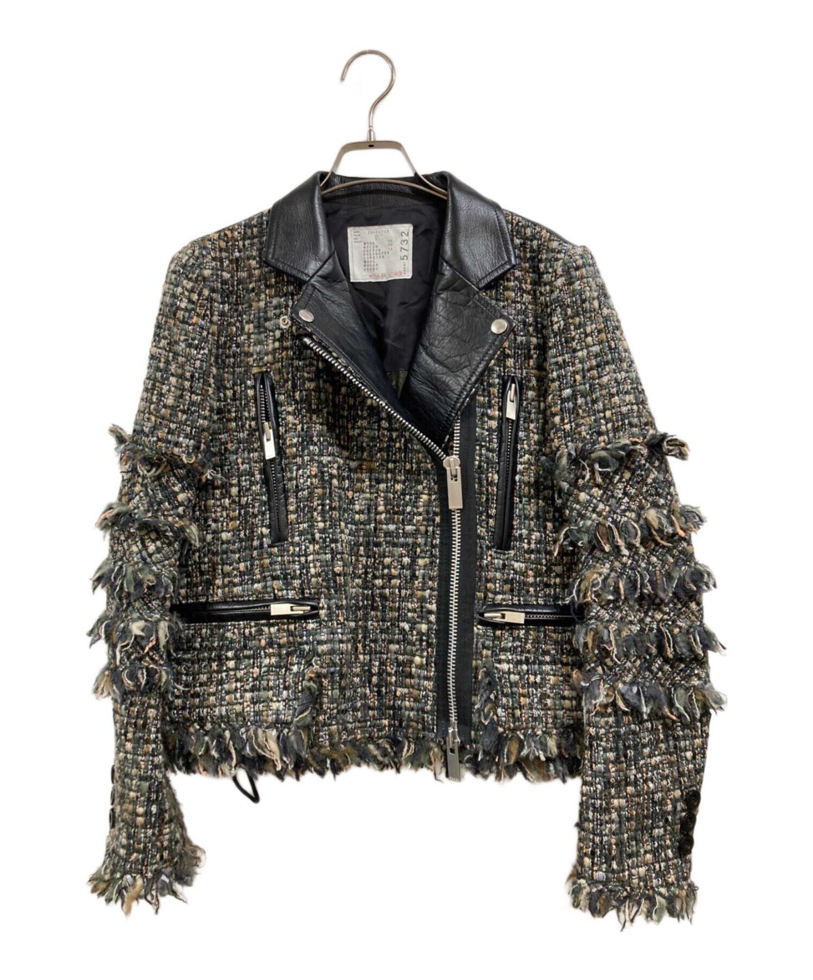 八王子店】sacai / サカイより、21AW異素材切り替えの名作「ツイード 