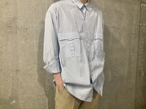 ポータークラシックのロールアップシャツ