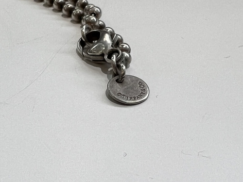 ティファニーのネックレス　ドッグタグネックレス