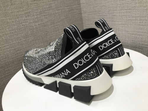 ドルチェ&ガッバーナのフュージブルクリスタルソレントスニーカー