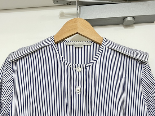 ステラマッカートニーのストライプシャツワンピース