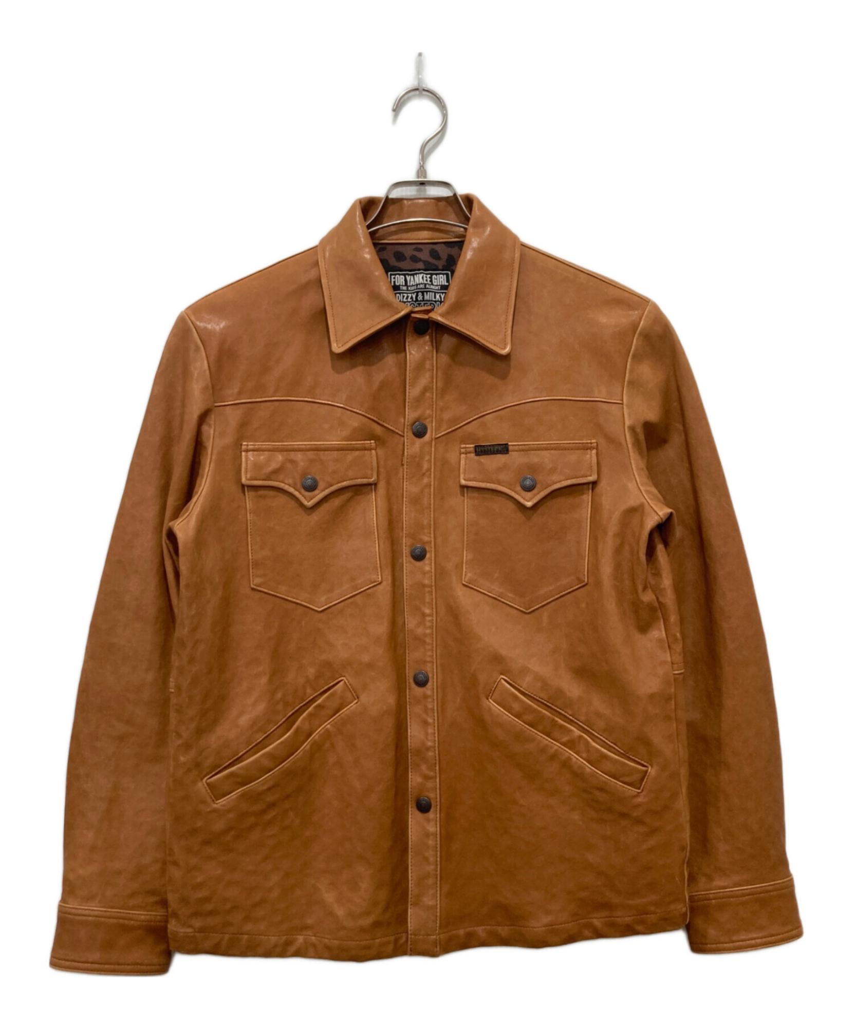 Hysteric Glamour / ヒステリックグラマー】□□ラムレザーウエスタン