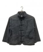 maison kitsune / メゾンキツネ】レザー切替スタジャン | 大人の遊び心