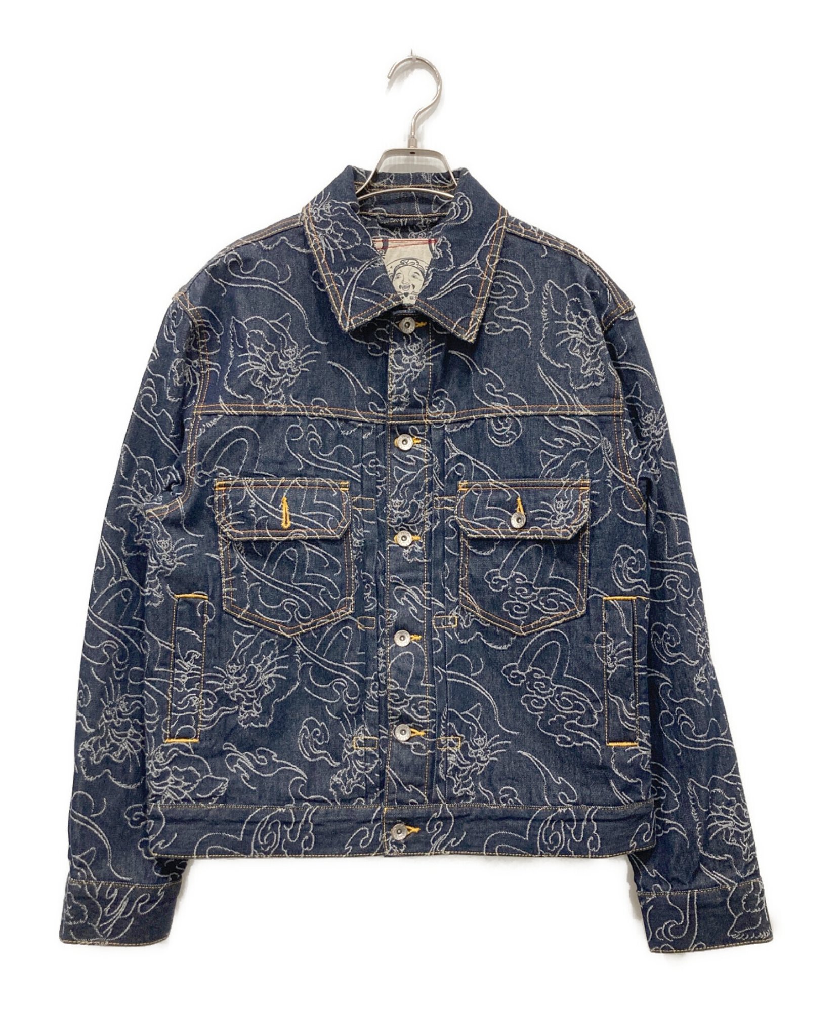 EVISU / エヴィス】オールオーバーレオパードジャカード デニム