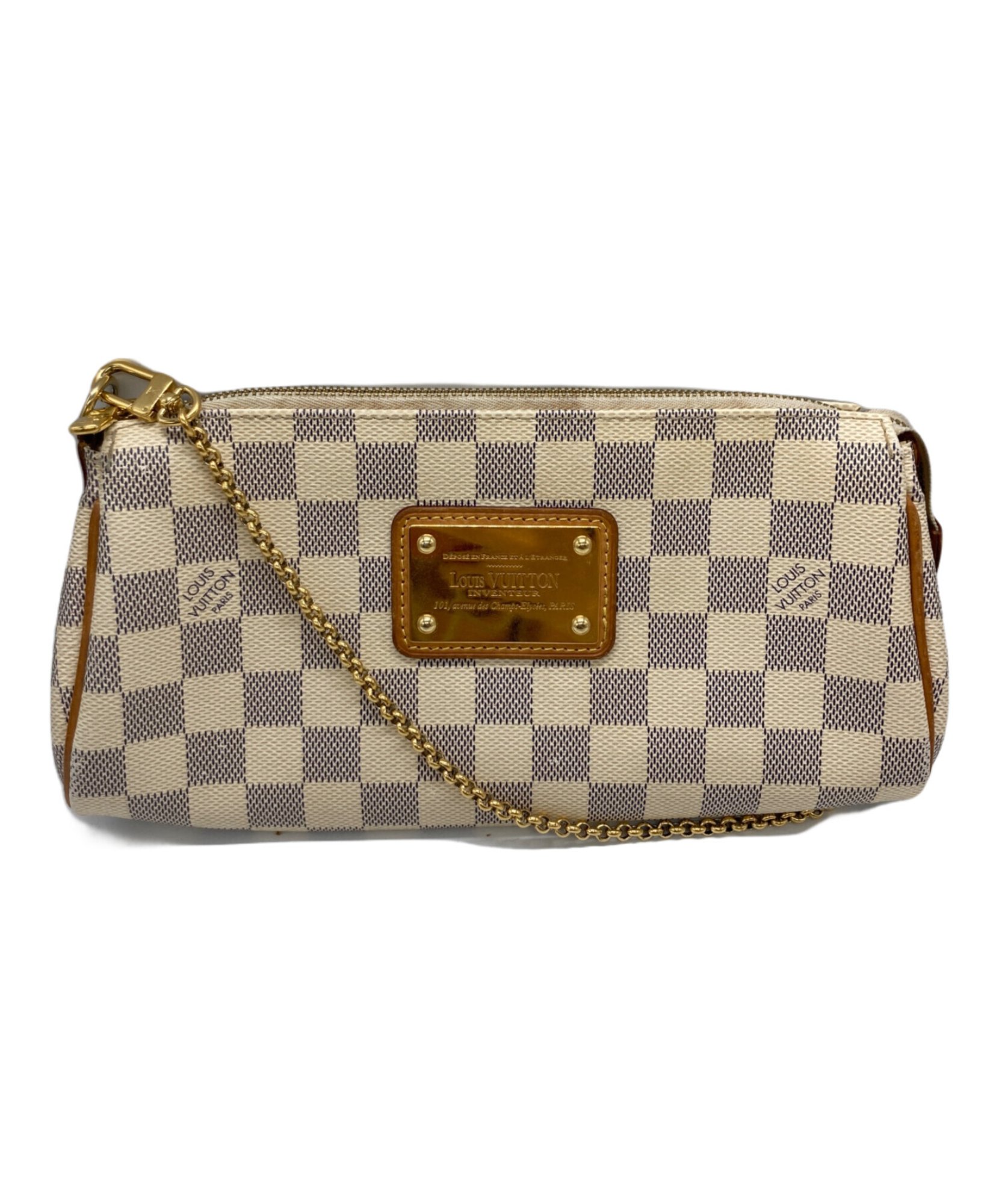 ルイ・ヴィトン ダミエ・アズール アクセサリーポーチ エヴァ EVA LOUIS VUITTON / ルイ ヴィトン】ダミエ・アズール エヴァ ポーチ