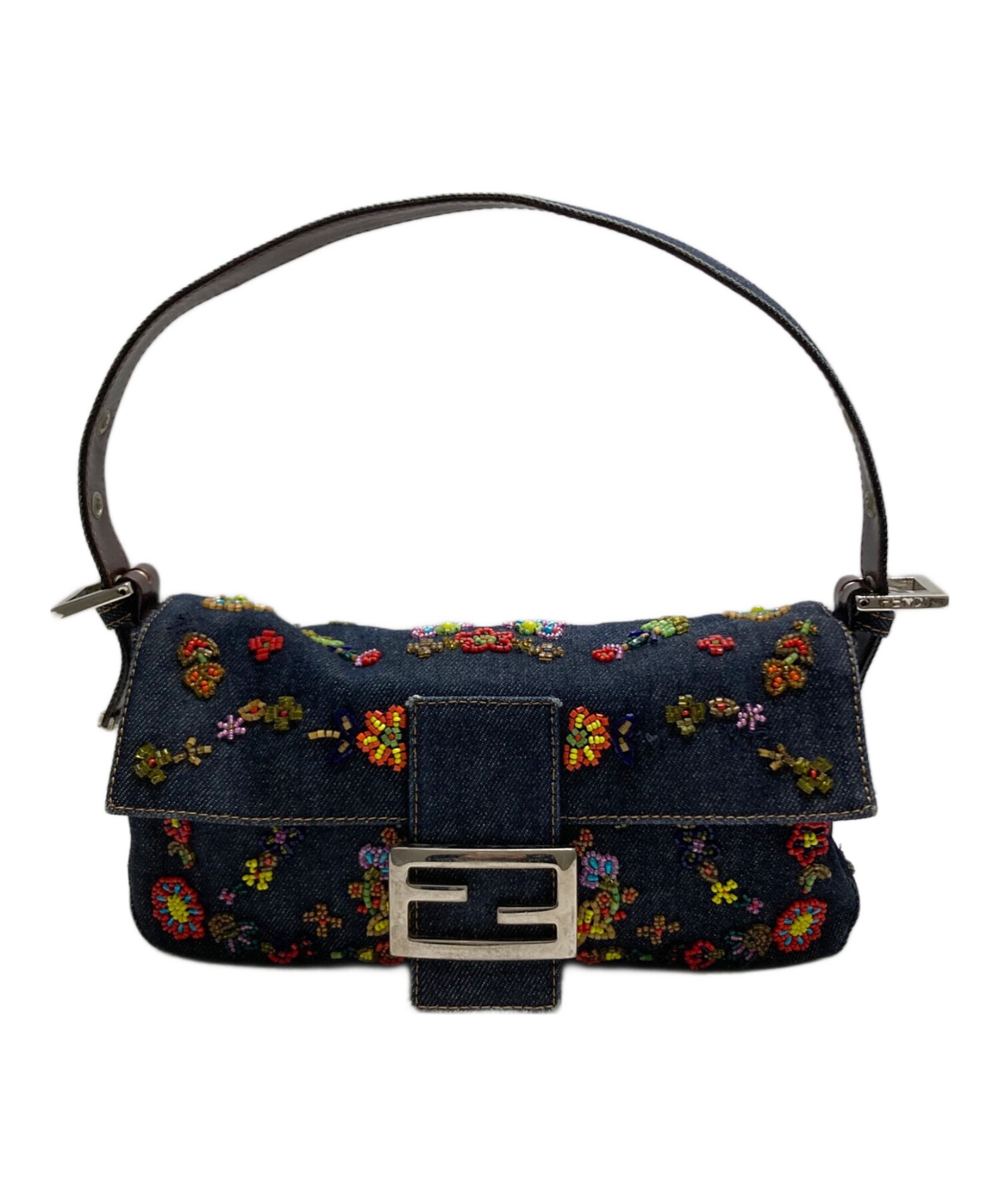 FENDI フェンディ 限定品 ビーズ 刺繍 バケット バッグ FENDI / フェンディ】ビーズ刺繍マンマバケットバック | Y2Kムード満載