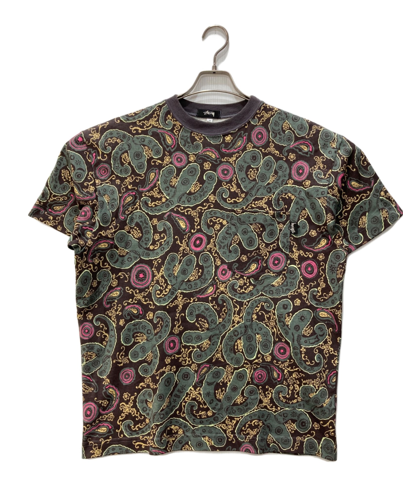 今週迄 美品 OLD STUSSY 80s ペイズリー Tシャツ stussy / ステューシー】80's 総柄ペイズリーTシャツ | オールド