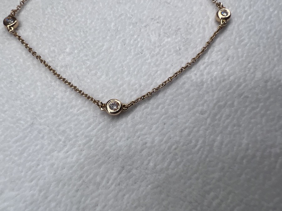 み*く様 Tiffany & Co. ダイヤモンドバイザヤード ブレスレット エルサ・ペレッティ ダイヤモンド バイ ザ ヤード ブレスレット