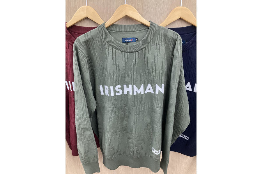 【美品】IRISHMAN アイリッシュマン ゴルフウェア セーター Sサイズ