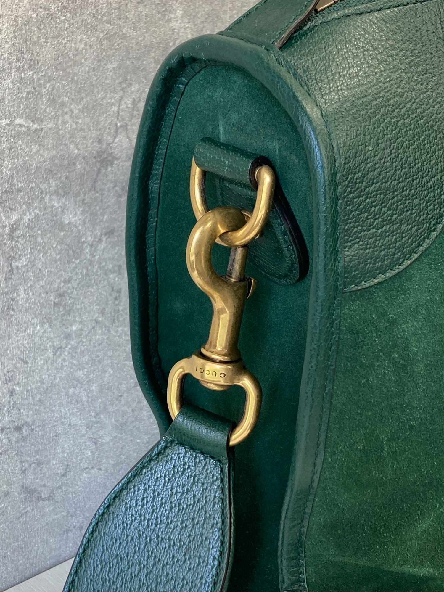 GUCCI/グッチ】よりスエードスカルロゴトートバッグを買取入荷いたし 
