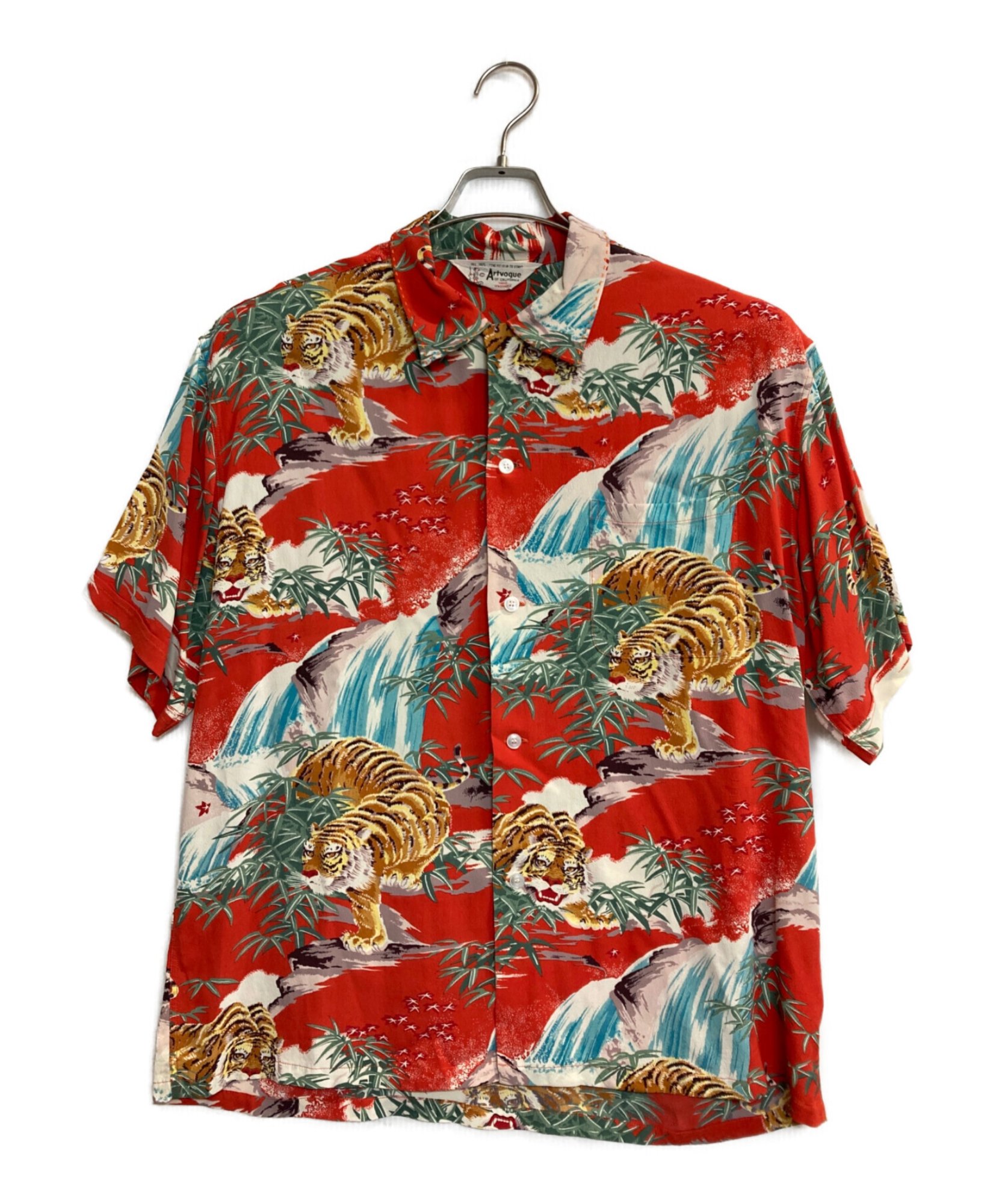 Artvogue / アートヴォーグ】SASA TORA hawaiian shirts | 鮮烈な赤に