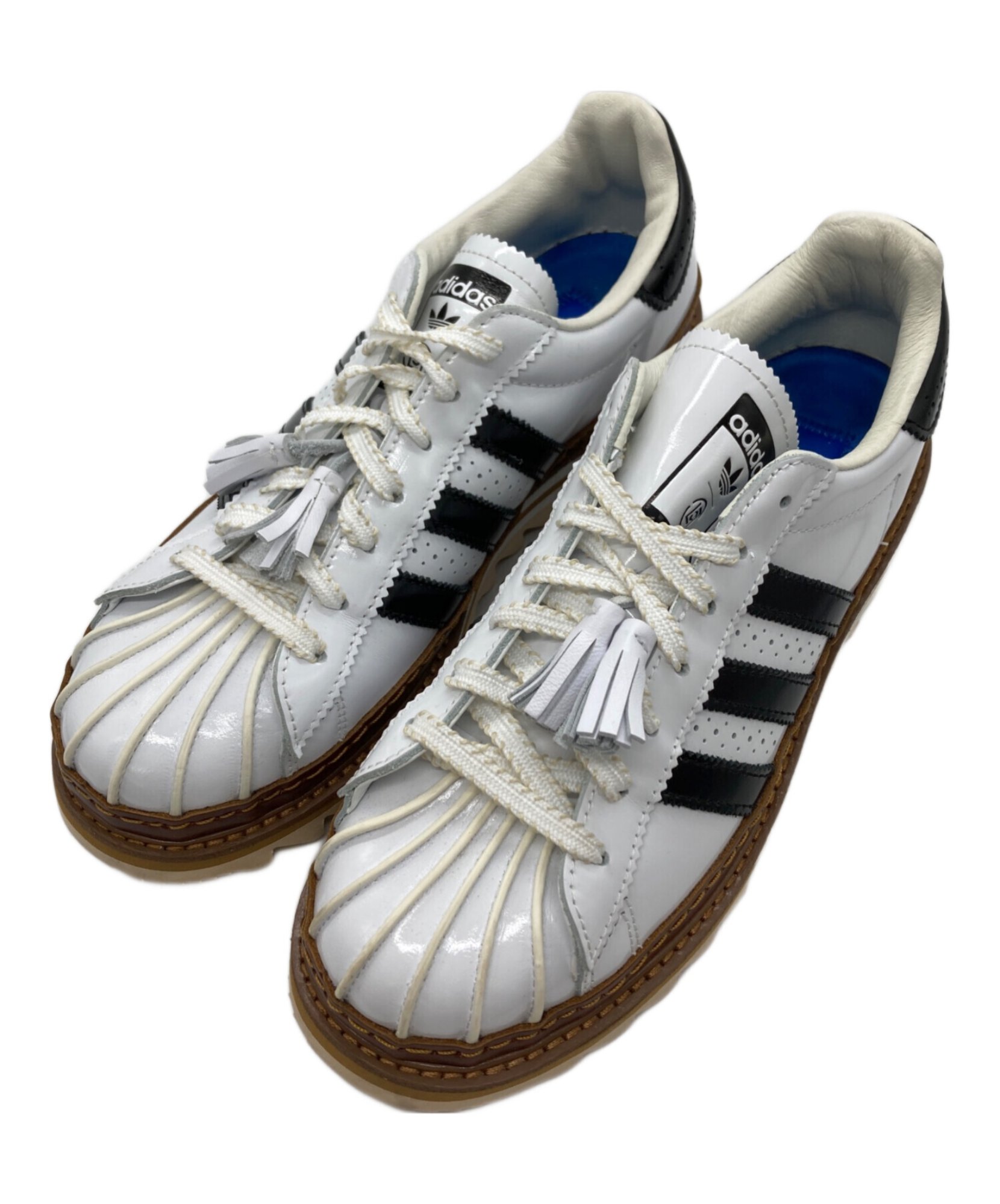 【中古】クロット CLOT 2024年春夏 Superstar by Edison Chen レザー スニーカー ホワイト【サイズ27.5cm】【メンズ】 adidas × CLOT / アディダス × クロット】Superstar by Edison Chen