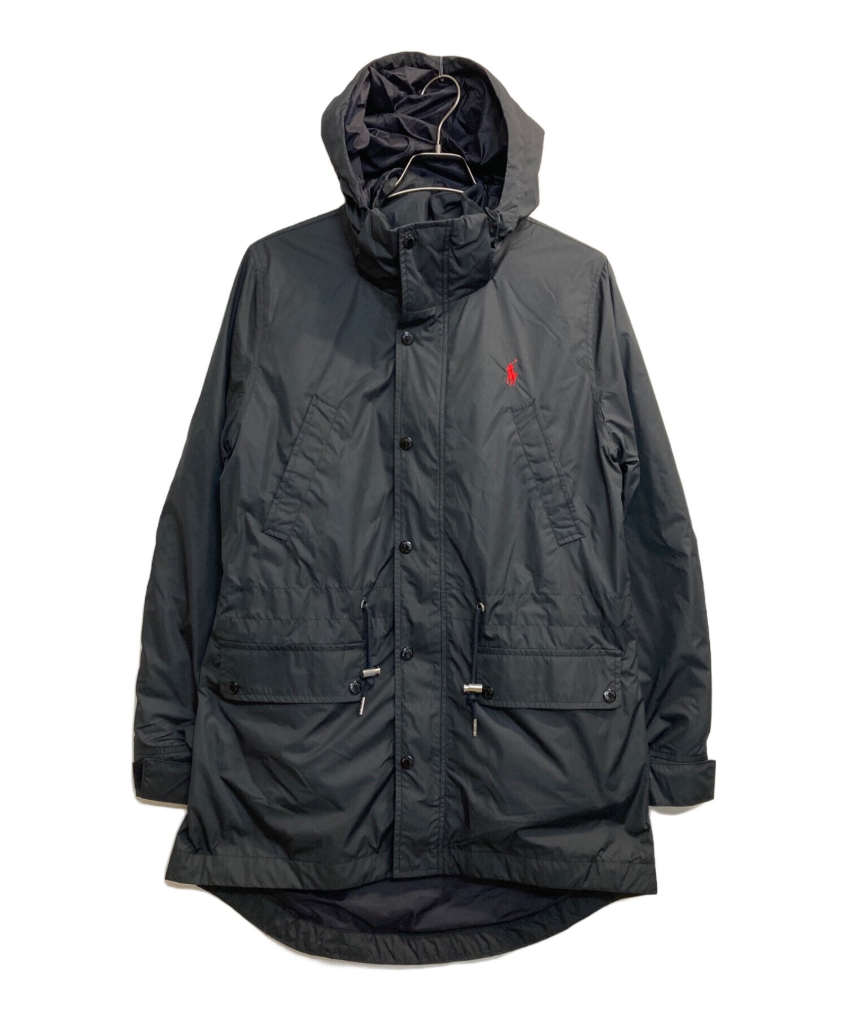 極美品 ポロラルフローレン ウール ジャケット コート アメカジ 牛革 S POLO RALPH LAUREN / ポロ・ラルフローレン】HOODED COAT & LINER