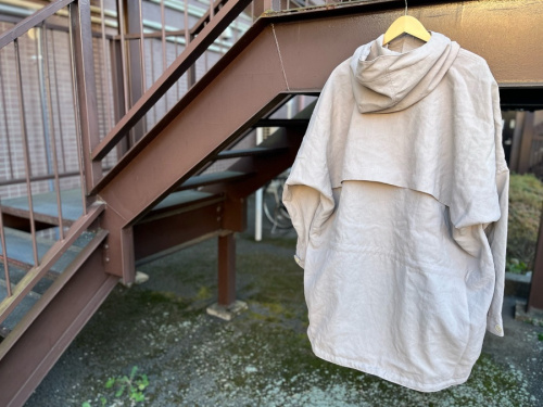 フーデットオーバーサイズジャケット　ストリートのストリート　オーバーサイズ　