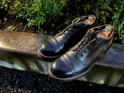 ホワイツブーツのオックスフォードシューズ　CAP TOE　300HC