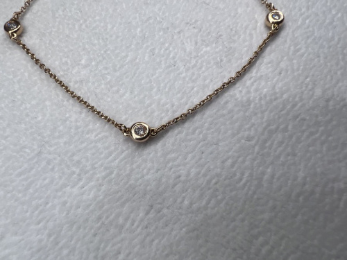ティファニーアンドコーの3Pダイヤモンドブレスレット