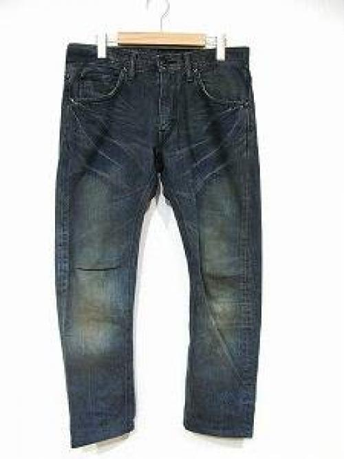 激レア元NUMBER (N)INE 三浦秀教 PLEDGE キル・ビル 三浦秀教着 プレッジ PLEDGE デニムパンツ ダメージ加工 ジーンズ L