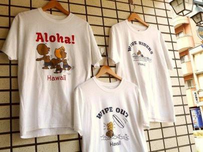 「日焼けスヌーピーのTシャツ 」