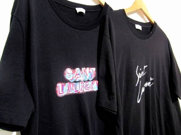 SAINT LAURENT ネオンTシャツ | www.jarussi.com.br