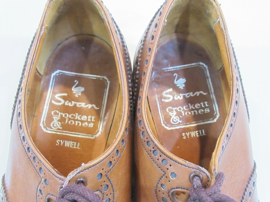 定番のお歳暮＆冬ギフト 幻の英国一級品1960s VINTAGE SWAN CrockettJones - ローファー/革靴