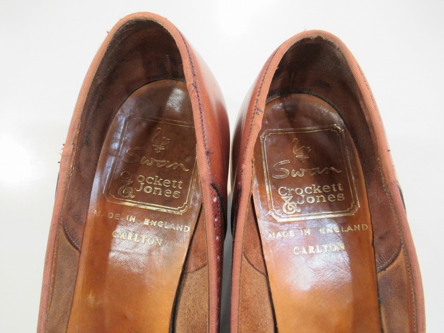 限定版 幻の英国一級品1960s VINTAGE SWAN CrockettJones - ローファー/革靴
